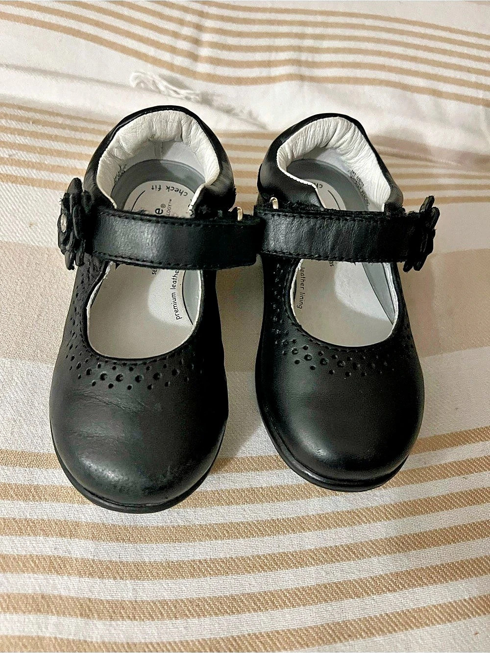 Stride Rite Black Mary Jane Dress Shoes toddler 6.5W